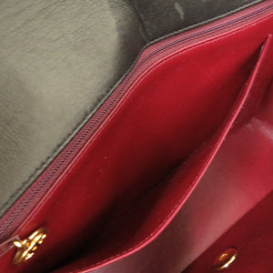 美品 シャネル ダイアナ 25 ミディアム ラムスキン ブラック マトラッセ 2番台 ショルダーバッグ ココマーク 0091 【中古】 CHANEL ダイアナ25