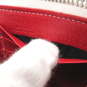 新品同様 バレンシアガ BAZAR 443655 レザー マルチカラー ラウンドファスナー長財布 財布 0106【中古】BALENCIAGA