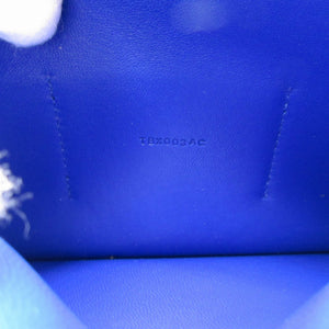 美品 エルメス ドゴンGM T刻印(2015年製) トゴ ブルーエレクトリック 青 財布 0107【中古】HERMES