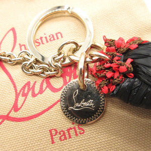 美品 クリスチャンルブタン チャームドール メタル ゴールド バッグチャーム キーホルダー 0111【中古】Christian Louboutin