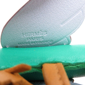 新品同様 エルメス ロデオペガサスPM アミューミロ ミント セサミ ブループリュム Ｚ刻印(2021年製) バッグチャーム 0123 【中古】 HERMES ロデオPM