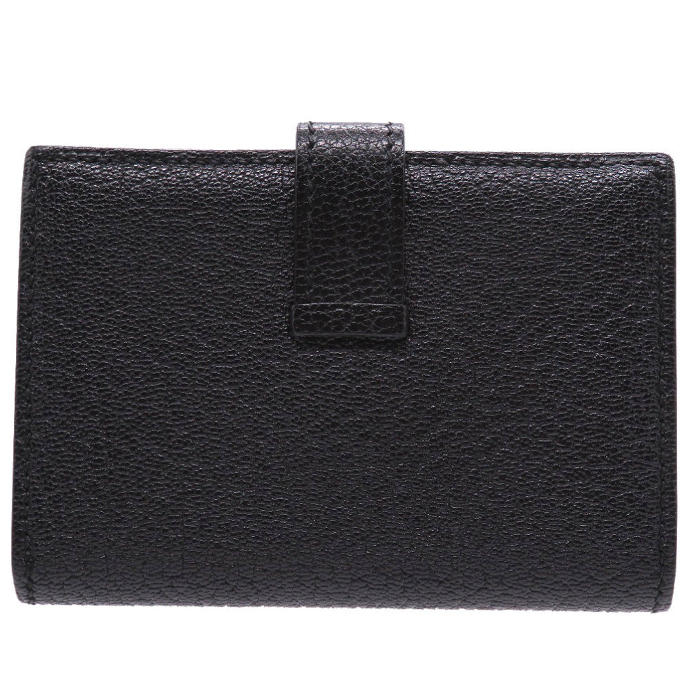 美品 エルメス ベアンミニ シェーブル ブラック シルバー金具 □K刻印 コインケース カードケース 財布 黒 0127 【中古】 HERMES メンズ