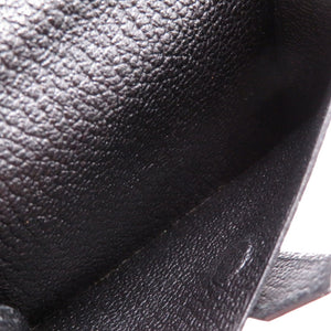 美品 エルメス ベアンミニ シェーブル ブラック シルバー金具 □K刻印 コインケース カードケース 財布 黒 0127 【中古】 HERMES メンズ