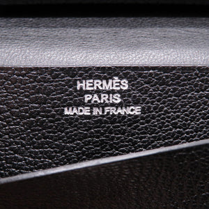 美品 エルメス ベアンミニ シェーブル ブラック シルバー金具 □K刻印 コインケース カードケース 財布 黒 0127 【中古】 HERMES メンズ