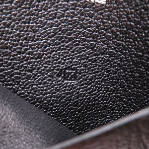 美品 エルメス ベアンミニ シェーブル ブラック シルバー金具 □K刻印 コインケース カードケース 財布 黒 0127 【中古】 HERMES メンズ