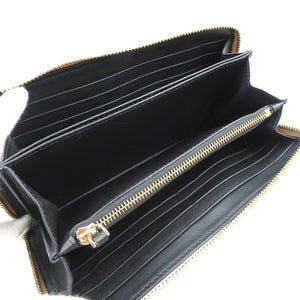 新品同様 ヴァレンティノガラヴァーニ PW2P0P88CMC レザー ゴールド金具 ゴールド ラウンドファスナー 長財布 0131【中古】Valentino Garavani