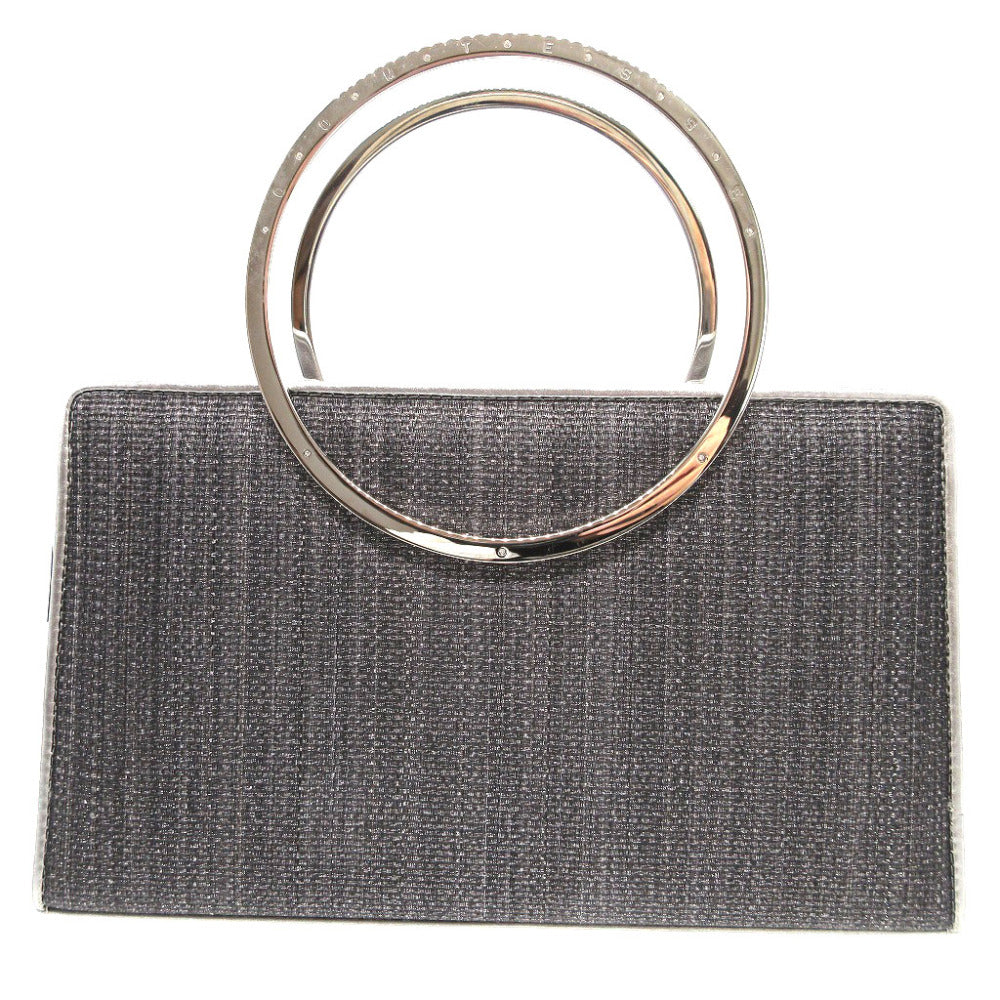 新品同様 コンテス コルネリー ホースヘアー シルバー ハンドバッグ 0132【中古】COMTESSE