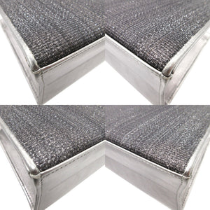 新品同様 コンテス コルネリー ホースヘアー シルバー ハンドバッグ 0132【中古】COMTESSE