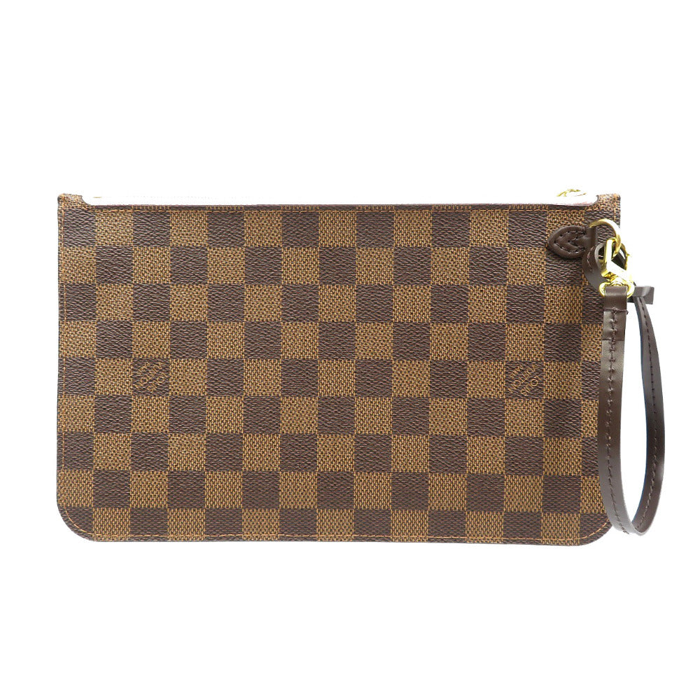 美品 ルイヴィトン ダミエ ローズバレリーヌ ネヴァーフルポーチ MM/GM用 ポーチ バッグ 0159【中古】LOUIS VUITTON