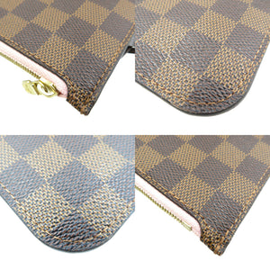 美品 ルイヴィトン ダミエ ローズバレリーヌ ネヴァーフルポーチ MM/GM用 ポーチ バッグ 0159【中古】LOUIS VUITTON