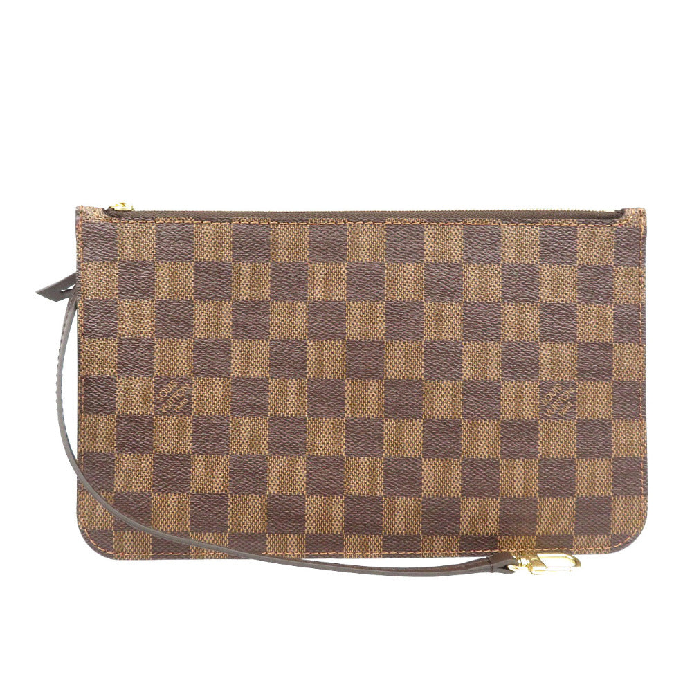美品 ルイヴィトン ダミエ スリーズ ネヴァーフルポーチ MM/GM用 ポーチ バッグ 0160【中古】LOUIS VUITTON