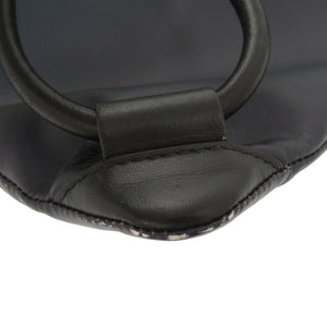 ジミーチュウ ドローストリング レザー イエロー グリーン バイカラー リュックサック バックパック バッグ 0163 【中古】 JIMMY CHOO