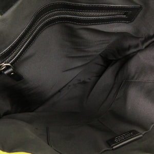 ジミーチュウ ドローストリング レザー イエロー グリーン バイカラー リュックサック バックパック バッグ 0163 【中古】 JIMMY CHOO