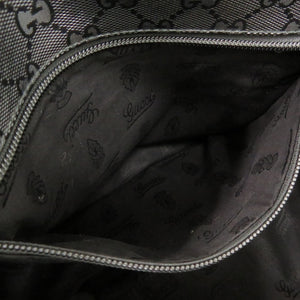 美品 グッチ GGインプリメ 201732 PVC ブラック メッセンジャーバッグ ショルダーバッグ 黒 0164 【中古】 GUCCI