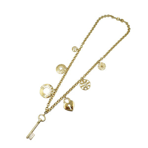 美品 ジバンシィ ヴィンテージ メタル ゴールド ネックレス 0170【中古】GIVENCHY