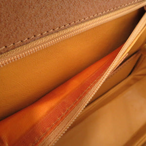 美品 グッチ バンブー レザー ブラウン 000 2046 0188 2WAY ハンドバッグ 茶 0171 【中古】 GUCCI