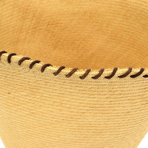 エルメス 籠 カゴ その他雑貨 ストロー/レザー ベージュ 0172【中古】HERMES