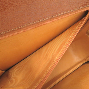 美品 グッチ バンブー レザー ブラウン 000 01 0633 2WAY ハンドバッグ 茶 0175 【中古】 GUCCI