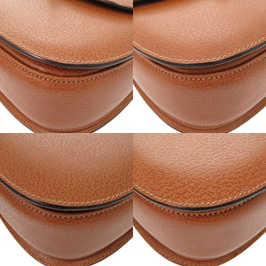 美品 グッチ バンブー レザー ブラウン 000 01 0633 2WAY ハンドバッグ 茶 0175 【中古】 GUCCI