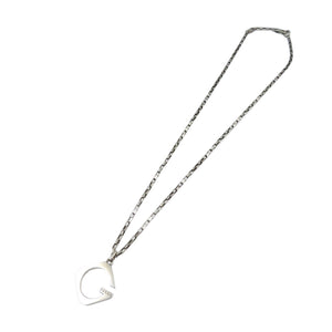 美品 グッチ スクエアG シルバー925 ネックレス 0182【中古】GUCCI