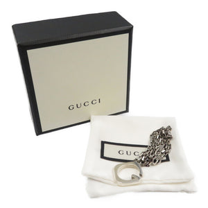 美品 グッチ スクエアG シルバー925 ネックレス 0182【中古】GUCCI