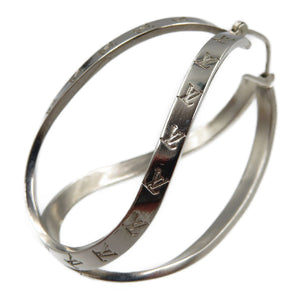 美品 ルイヴィトン ブルックドレイユ 1マイエ インフィニヴィ MP2256 シルバー ピアス 0184【中古】LOUIS VUITTON