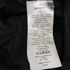 未使用 ディオール タイガーパッチバケットハット DIOR AND PETER DOIG コットン/ポリエステル ブラック 帽子 0190【中古】Dior