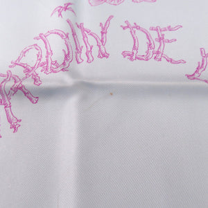 美品 エルメス カレ90 レイラの庭 LE JARDIN DE LEILA ブルー パープル 水色 紫 スカーフ 0191【中古】HERMES