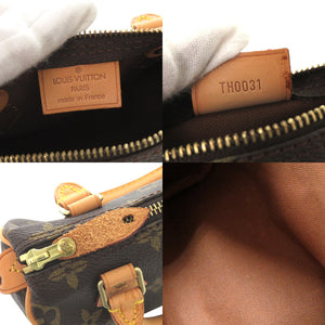 美品 ルイ ヴィトン ミニスピーディ モノグラム M41534 ブラウン ハンドバッグ LV 0198【中古】LOUIS VUITTON