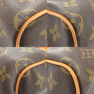 美品 ルイ ヴィトン ミニスピーディ モノグラム M41534 ブラウン ハンドバッグ LV 0198【中古】LOUIS VUITTON