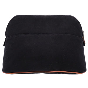 新品同様 エルメス ボリードポーチMM 25 キャンバス ブラック 黒 0003 【中古】 HERMES