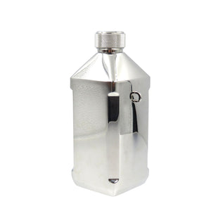 新品同様 ジバンシー4Gロゴ アルミニウム レザー シルバー ブラック 水筒 ウォーターボトル 0004【中古】GIVENCHY