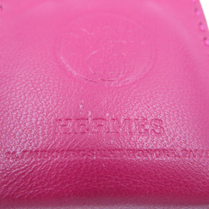 美品 エルメス サックオランジュ アニョーミロ ローズメキシコ ピンク バッグチャーム Y刻印(2020年製) キーホルダー 0011【中古】HERMES