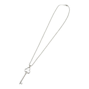 ティファニー トレフォイル キー シルバー925 ネックレス 0017【中古】TIFFANY&Co.