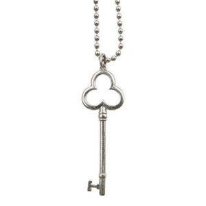 ティファニー トレフォイル キー シルバー925 ネックレス 0017【中古】TIFFANY&Co.