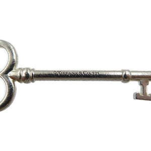 ティファニー トレフォイル キー シルバー925 ネックレス 0017【中古】TIFFANY&Co.