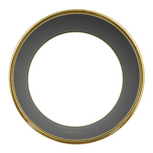 美品 エルメス エマイユ ペガサスの源泉 メタル ネイビー ホワイト バングル 0020【中古】HERMES