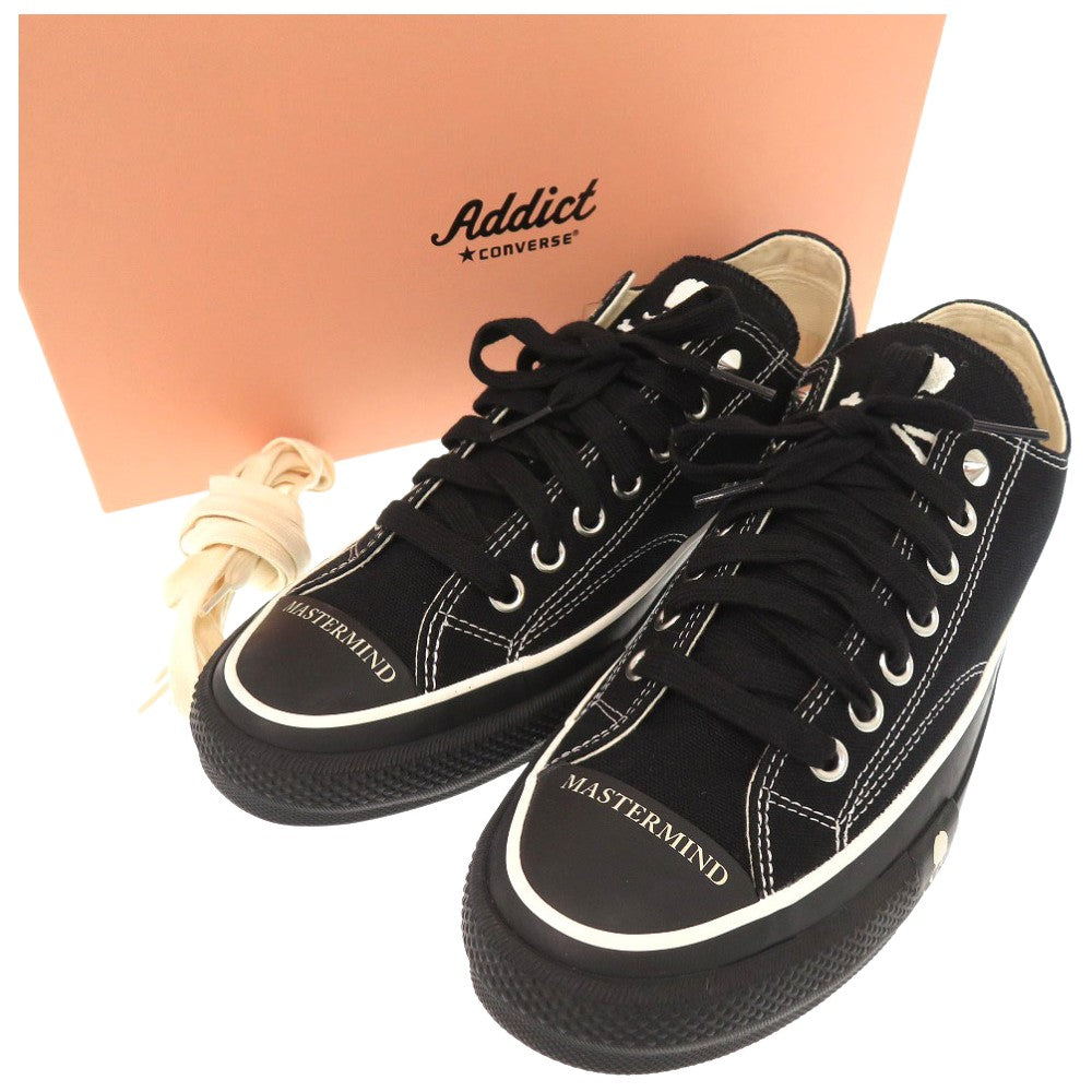 未使用 コンバース マスターマインド ジャパン チャックテイラー 26.5cm スニーカー スカル 刺繍 1CL731 キャンバス ブラック 0028【中古】CONVERSE Mastermind