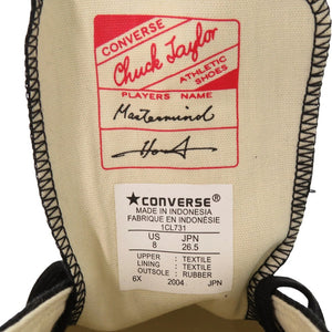 未使用 コンバース マスターマインド ジャパン チャックテイラー 26.5cm スニーカー スカル 刺繍 1CL731 キャンバス ブラック 0028【中古】CONVERSE Mastermind
