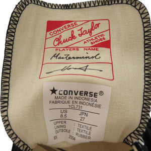 未使用 コンバース マスターマインド ジャパン チャックテイラー 27cm スカル 刺繍 1CL731 スニーカー キャンバス ブラック 0029【中古】CONVERSE Mastermind