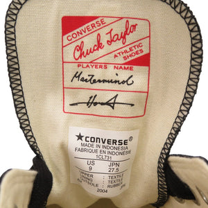 未使用 コンバース マスターマインド ジャパン チャックテイラー 27.5cm スニーカー スカル  刺繍 1CL731 キャンバス ブラック 0030【中古】CONVERSE Mastermind