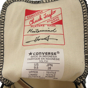 未使用 コンバース マスターマインド ジャパン チャックテイラー 28cm スニーカー スカル  刺繍 1CL731 キャンバス ブラック 0031【中古】CONVERSE Mastermind