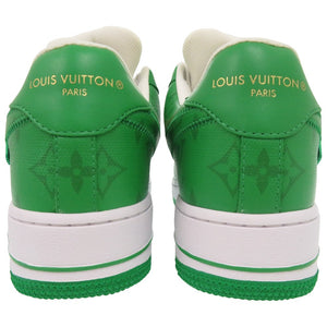 未使用品 ナイキ ルイヴィトン AIR FORCE 1 LOW モノグラム レザー ローカットスニーカー 27cm Gym Green 1A9V9U 0035【中古】NIKE