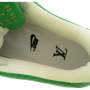 未使用品 ナイキ ルイヴィトン AIR FORCE 1 LOW モノグラム レザー ローカットスニーカー 27cm Gym Green 1A9V9U 0035【中古】NIKE