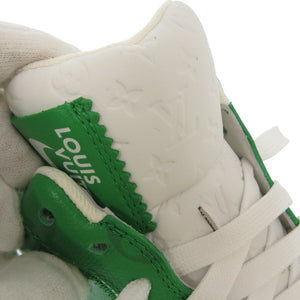 未使用品 ナイキ ルイヴィトン AIR FORCE 1 LOW モノグラム レザー ローカットスニーカー 27cm Gym Green 1A9V9U 0035【中古】NIKE