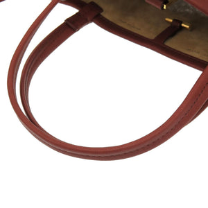 美品 ザ ロウ パークトートスモール W1199 レザー ブラウン 2WAY ハンドバッグ 茶 0039 【中古】 THE ROW