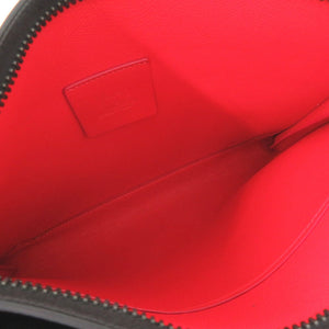 新品同様 クリスチャン ルブタン スカイポーチ スタッズ レザー ブラック ショルダーバッグ 黒 0040 【中古】 Christian Louboutin