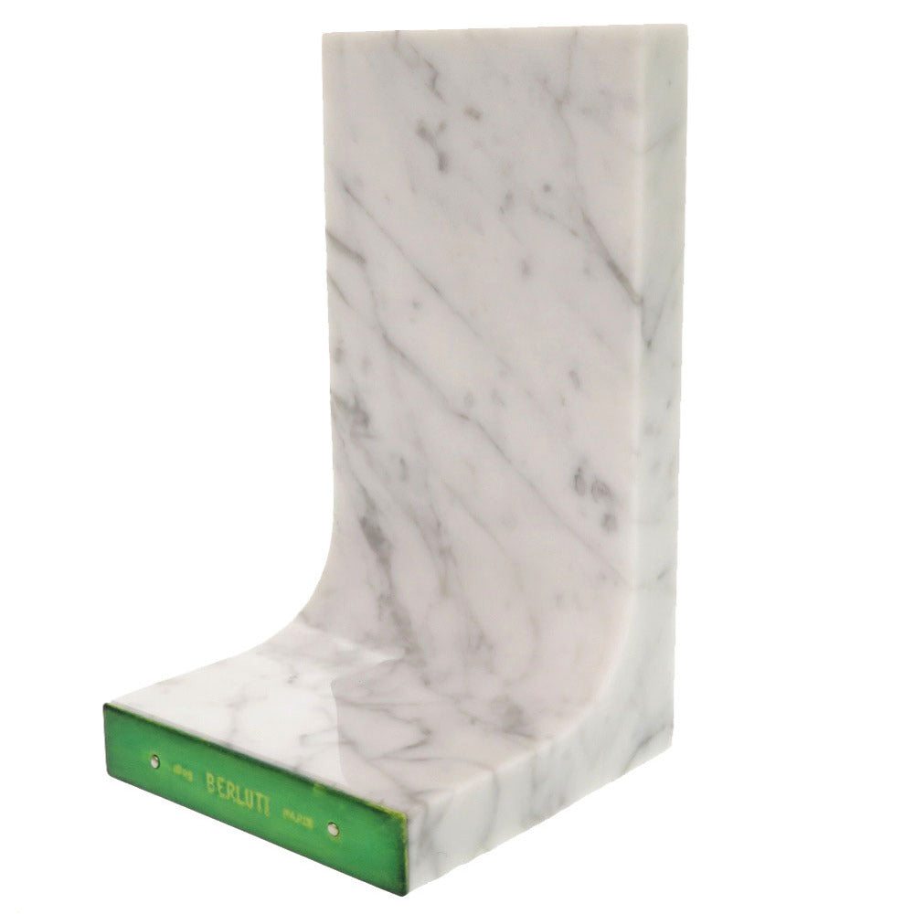 新品同様 ベルルッティ ブックエンド 大理石 ホワイト 0042 【中古】 BERLUTI