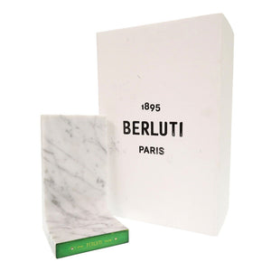 新品同様 ベルルッティ ブックエンド 大理石 ホワイト 0042 【中古】 BERLUTI