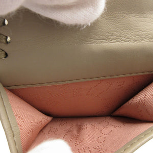 新品同様 ステラマッカートニー ファラベラ コンパクトウォレット ポリエステル カーキ 3つ折り財布 財布 0048【中古】STELLA MCCARTNEY